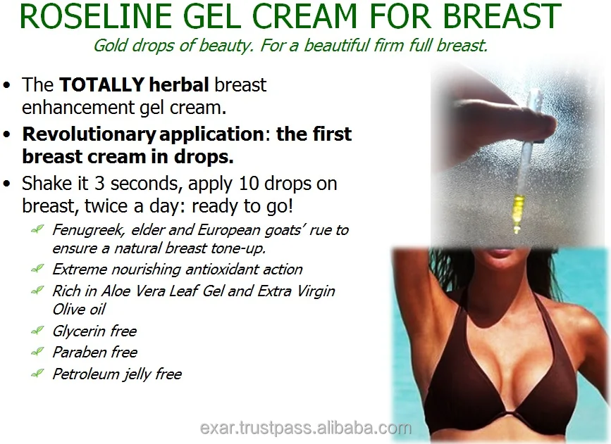 Natural Breast cream firm Toning cream for body Breast tight cream oil with organic ingredients Roseline 5