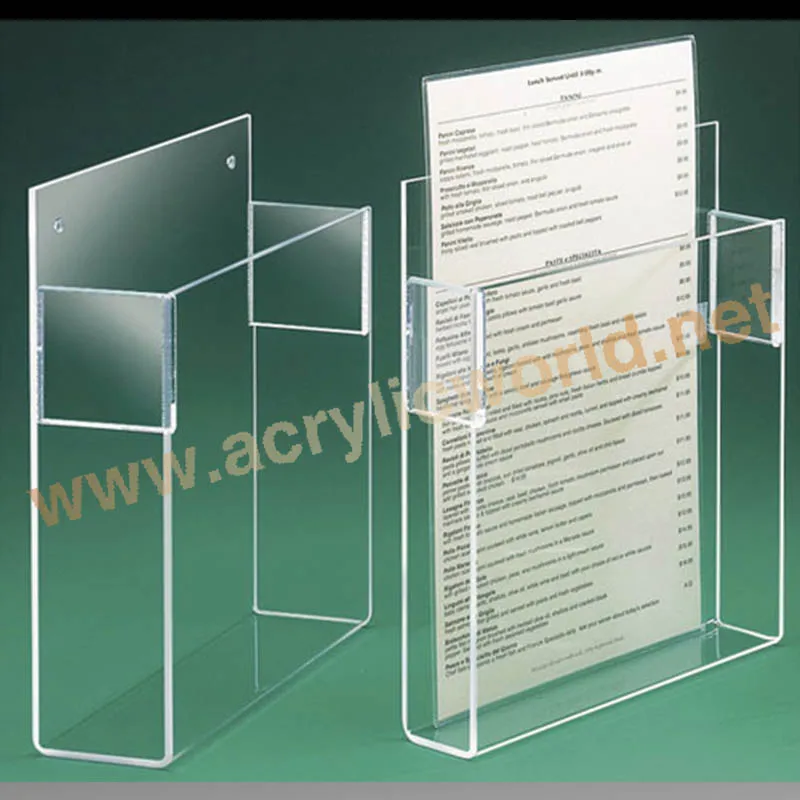 A3 A4 A5 DL size Leaflet Flyer Standing Acrylic Display Stand Brochure