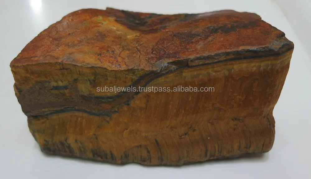 Tiger Eye Rough Uncut Natural Gemstone From South Africa Good Quality Big Size Earth-Mined