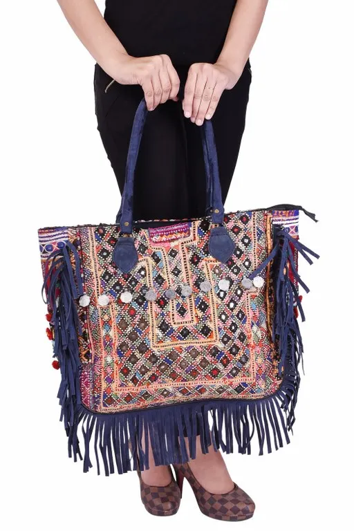Indian Banjara Gypsy Handbag Women Shoulder Sling Bags Genuine Embroidered Bags