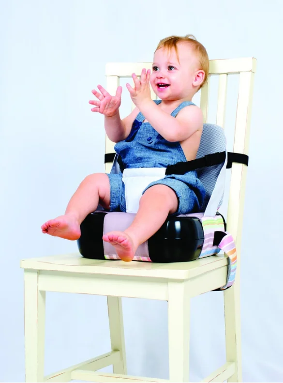 
Booster 2 in 1 - Portable Booster Seat Feeding Chair and Storage Bin Colorful ... 