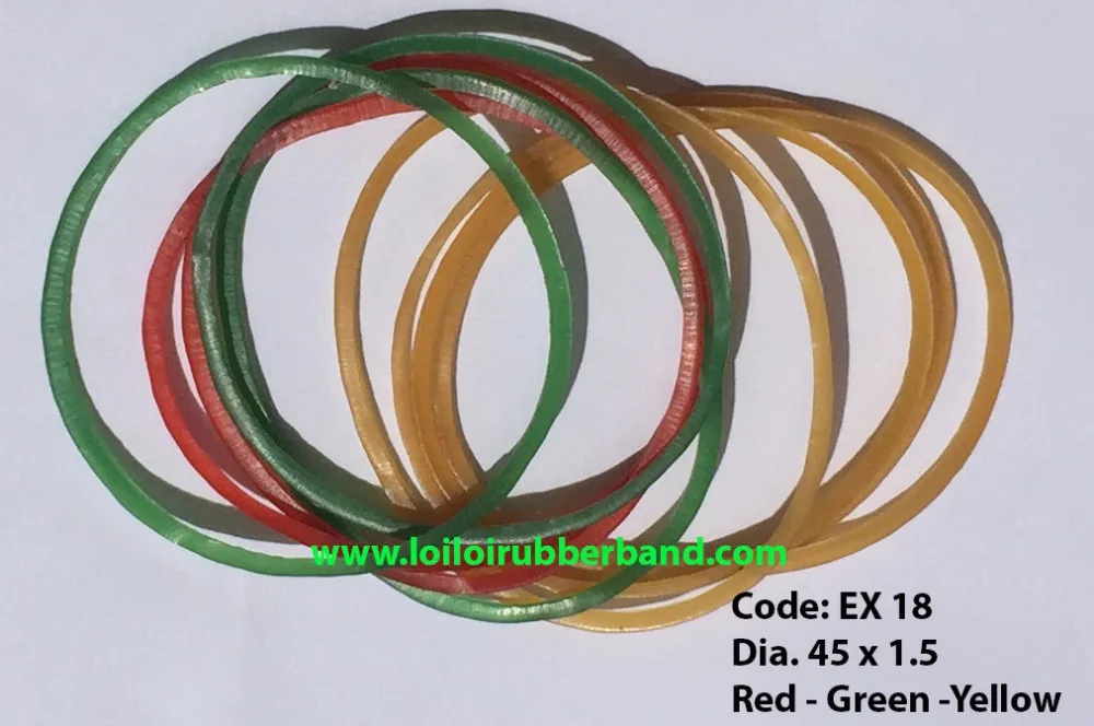 Thick Rubber Band more Power and Strong from Latex rubber / Pure 100% Natural rubber band high quality sell in bulk