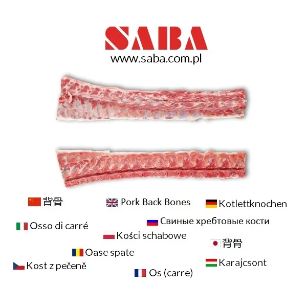 Frozen Pork Moon / Neck/ Back/ Loin/ Tail Bones from Poland