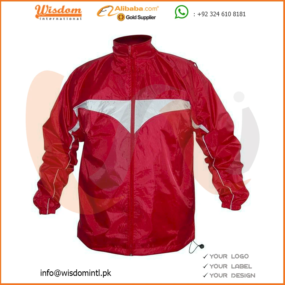 Red Plastic Rain Jacket for Girls Single-Person Nylon Poncho with Custom Logo Military Style Outdoor Rainwear New Condition