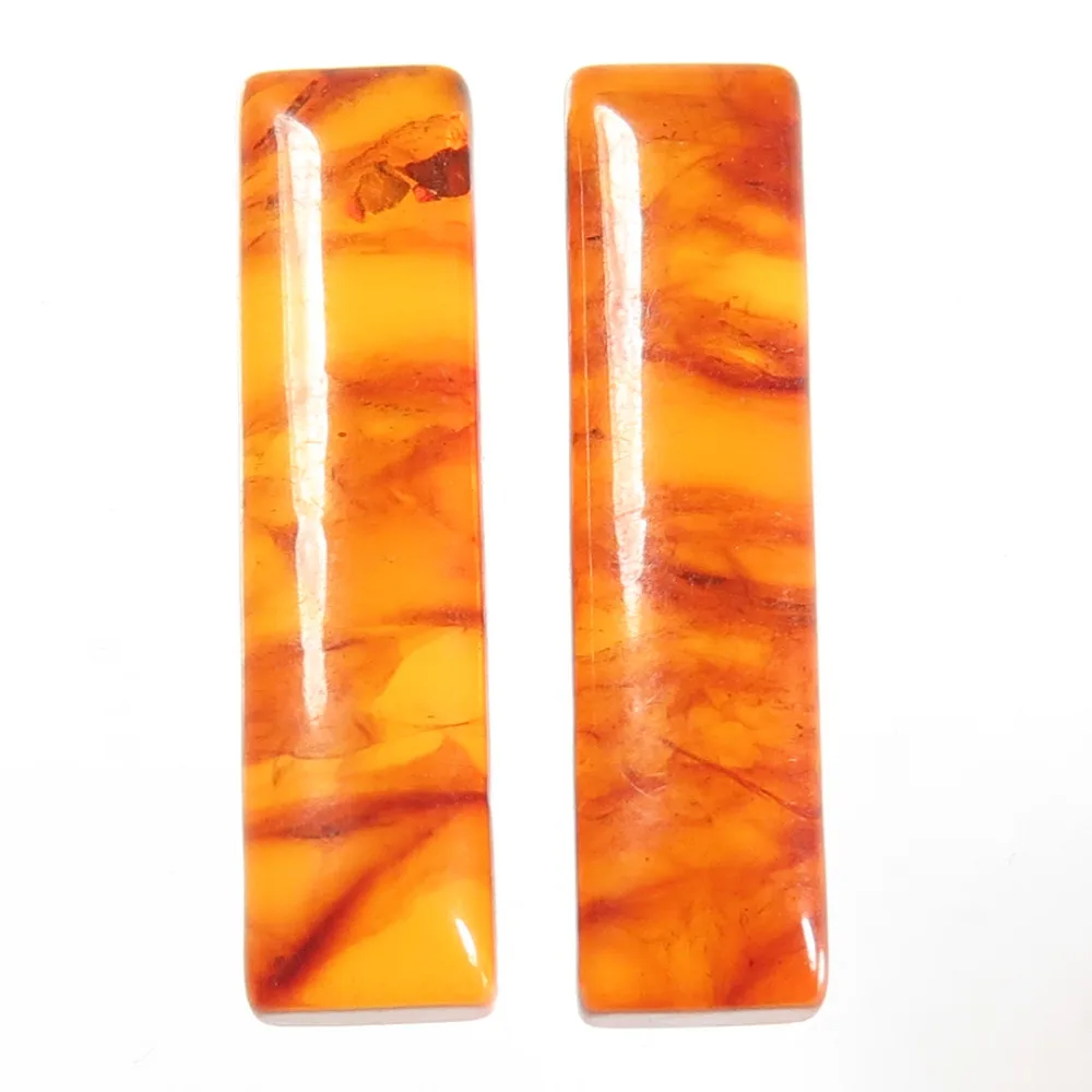 Baltic Amber Teething Necklace Oval Cabochon Loose Gemstone