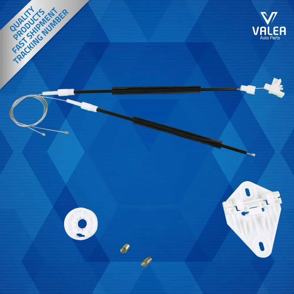 Window Regulator Kit Rear; Left Door for Car Fitment Renault Megane 1