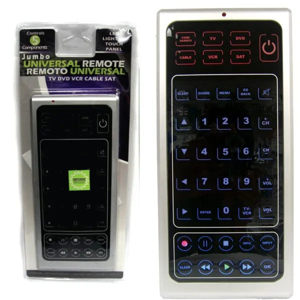 
Jumbo Universal Touch Panel Remote Control - 8 Function #UN5J 