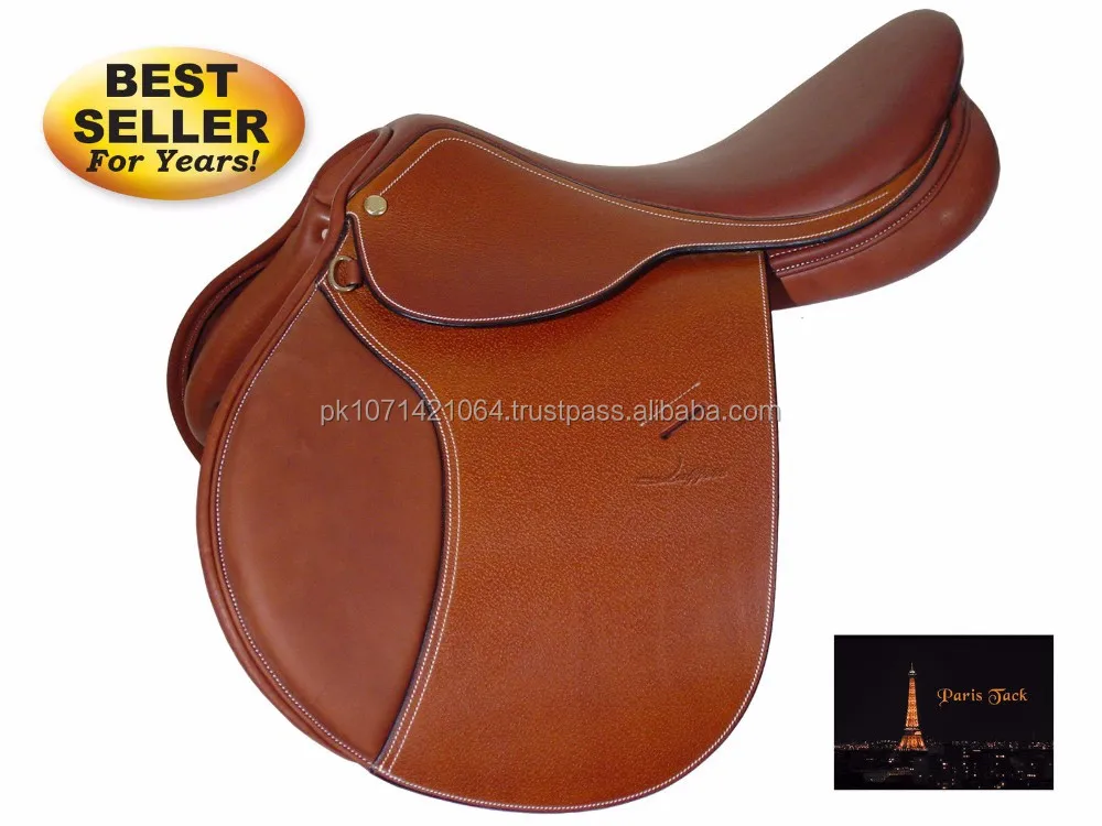 Paris Tack Lafitte Series Close Contact English Saddle Chestnut/English saddle /sadddle tree by Riaz Jamal Intel