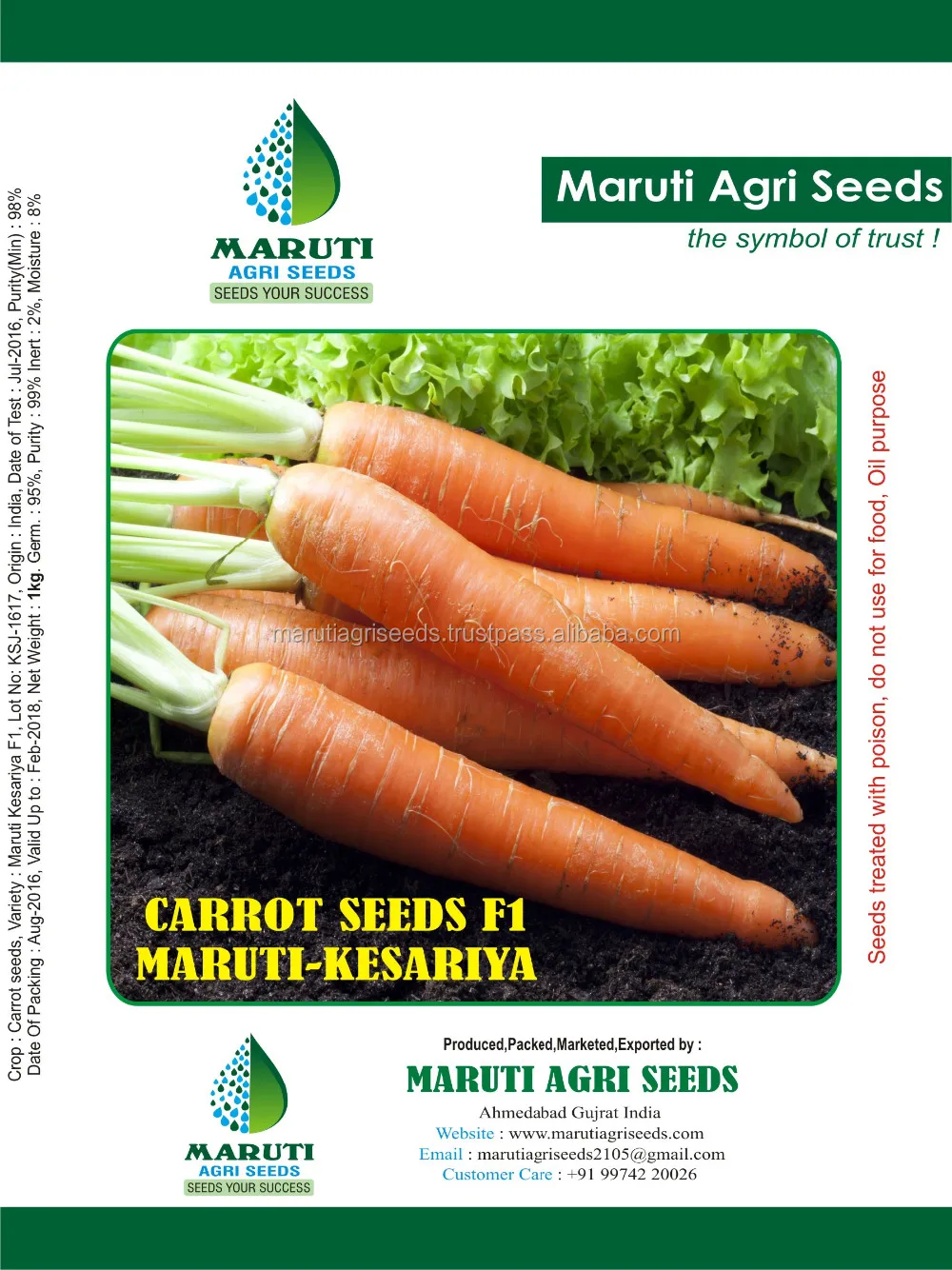 
EXPORT PRICES OF CARROT FOR SOWING FOR Cuba 
