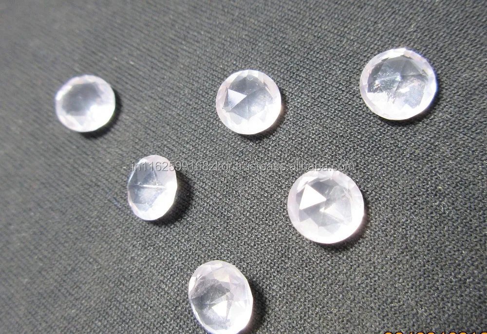 Rose Quartz Wholesale Natural Custom Loose Gemstone Round Cut Briolette Semiprecious Top Quality At Best Price