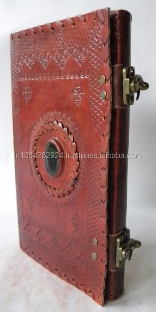 Premium Leather Vintage Habit Journal Note Book Dairy Notebook Handmade Journal Stone Diary Stone Sketchbook Travel Dairy