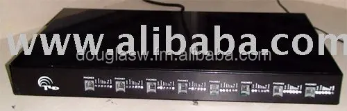 
Combine 8 simcards to one same number gsm PBX gateway 