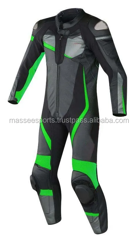 High Quality Custom Made Motor Racing Suits of 100 Genuine Leather