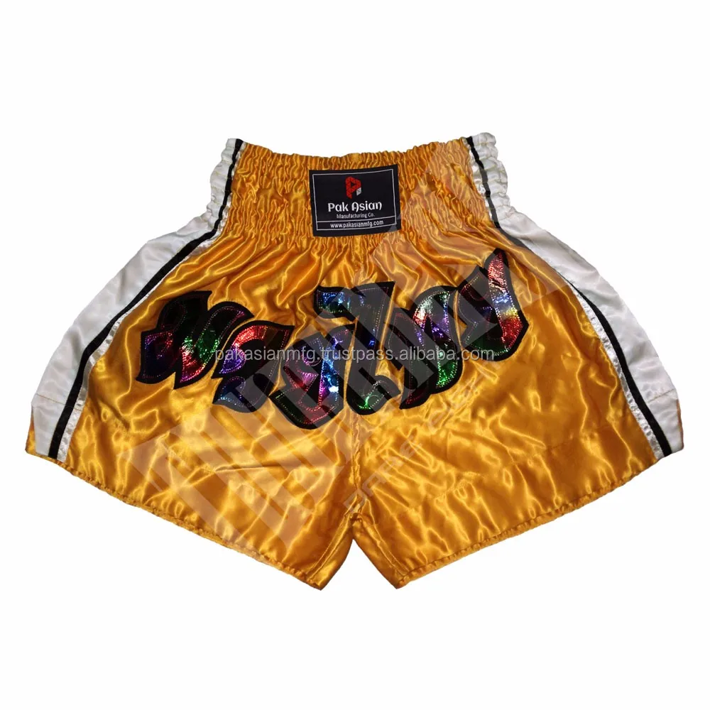 Top Quality Custom Made Muay Thia Shorts Boxing Short Custom MMA Shorts Kickboxing Muay Thai Shorts