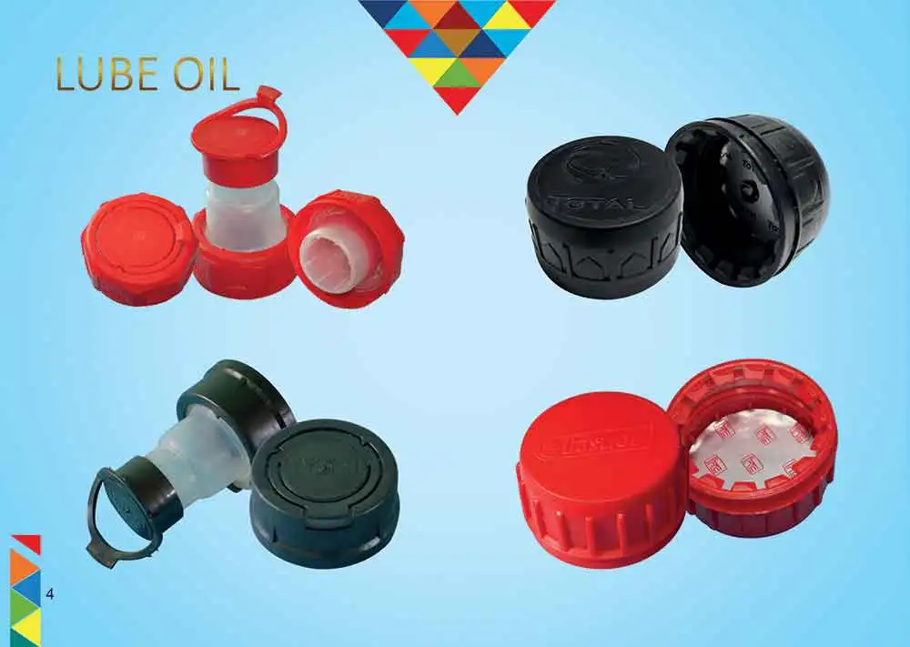 
Household detergents Food & Beverages Plastic Closures for Lube Oil 