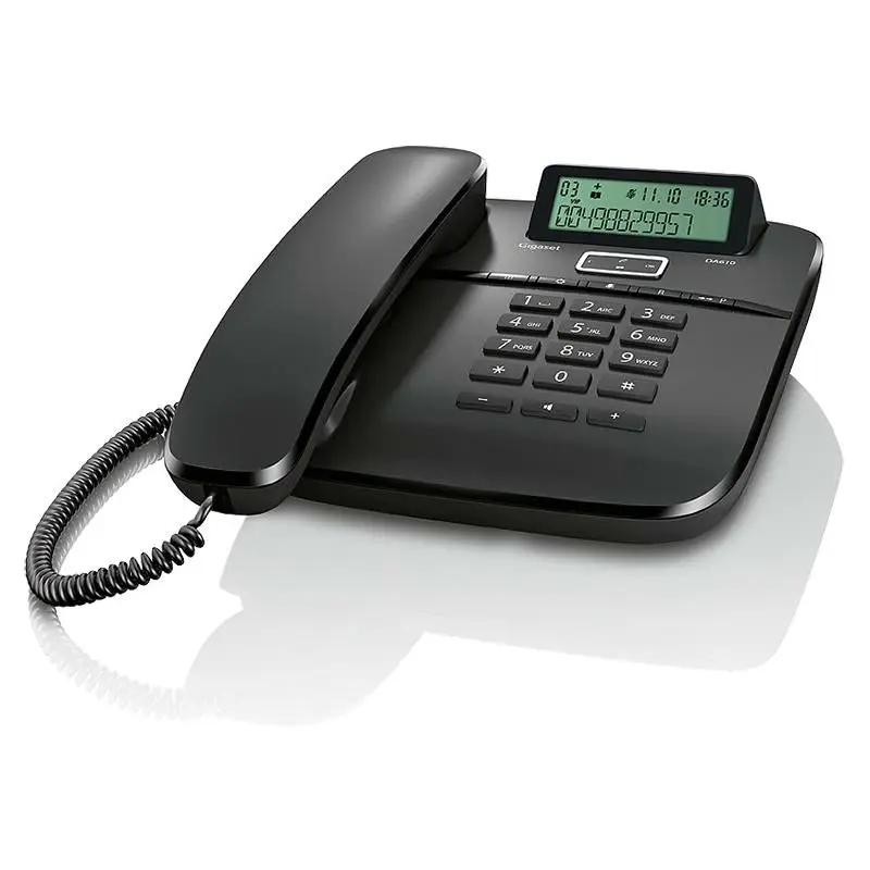 Corded phone with LED message indicator and 50 adress book entries GIGASET DA610