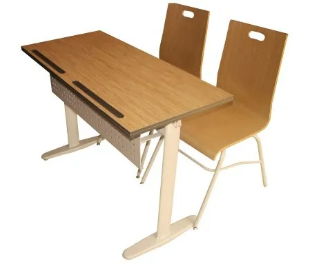 
Platin Double School Desk Without Chair 