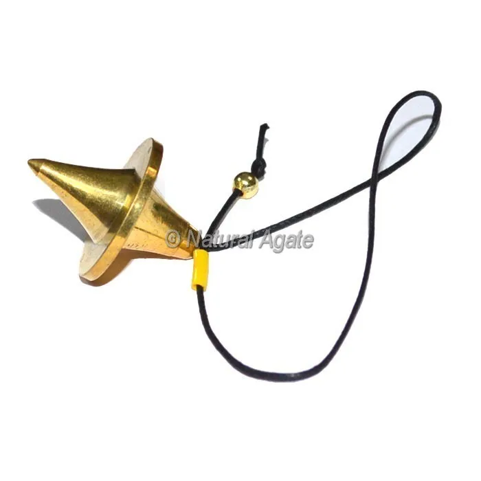 Metal Pendulums For Sale : Opanable Gold Brass Ball Pendulums - Natural Agate