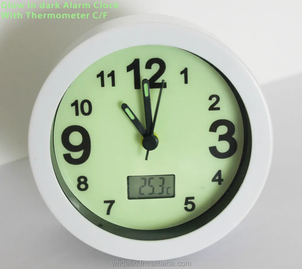 
grow in dark desk clock ,LCD Clock 