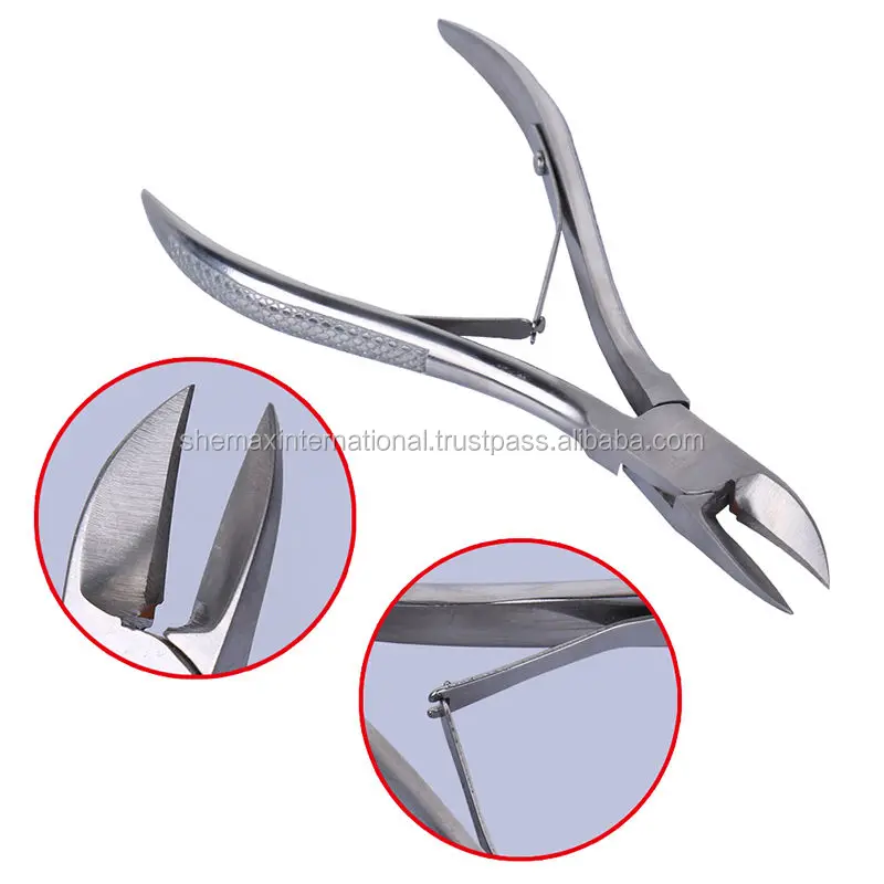 Shemax 2023 Top Quality Hot Selling Custom Nail Nipper Stainless Steel Manicure Ingrowing Hard Nail Toenail Cutter Clipper