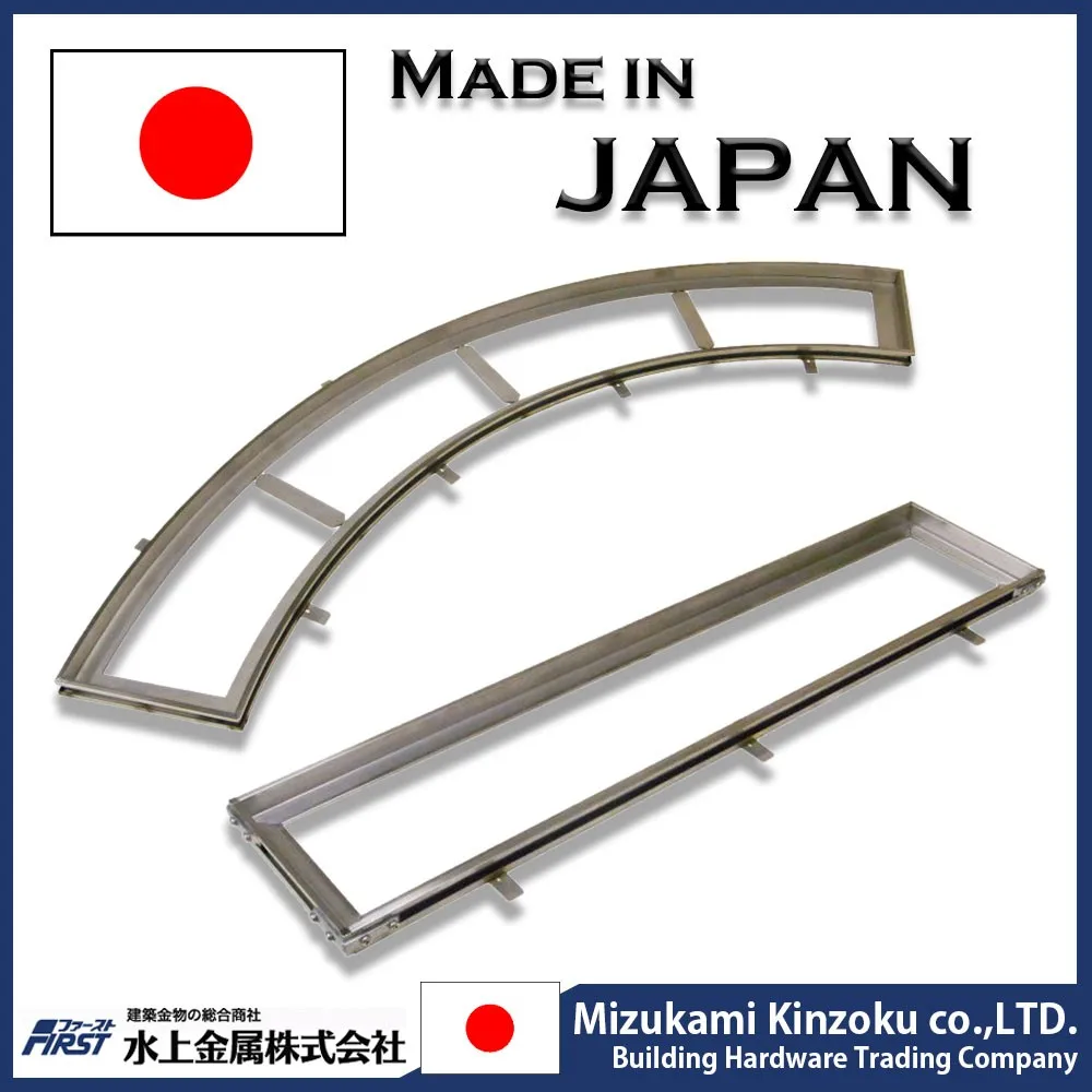 Pool drain resin grate flexible and adaptive to straight line and curve line