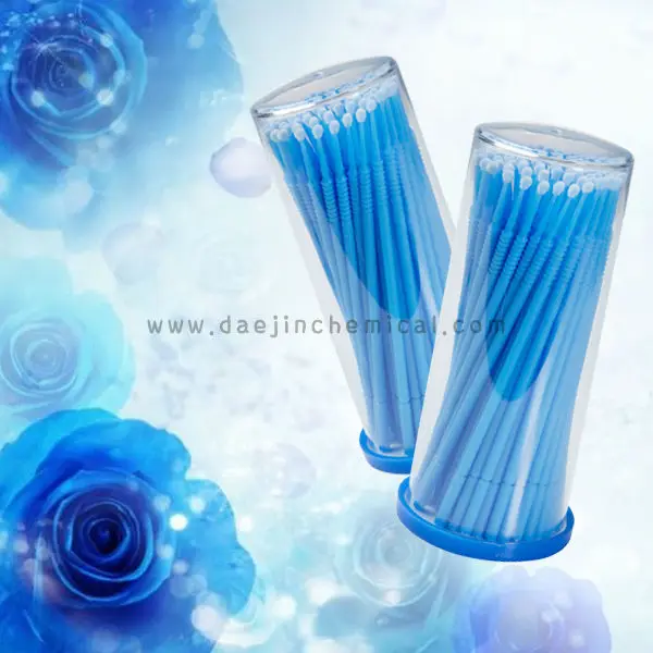 Micro Brush for Eyelash Extension Micro Swab Cotton Swab Blue Color Large Size Disposable Applicator