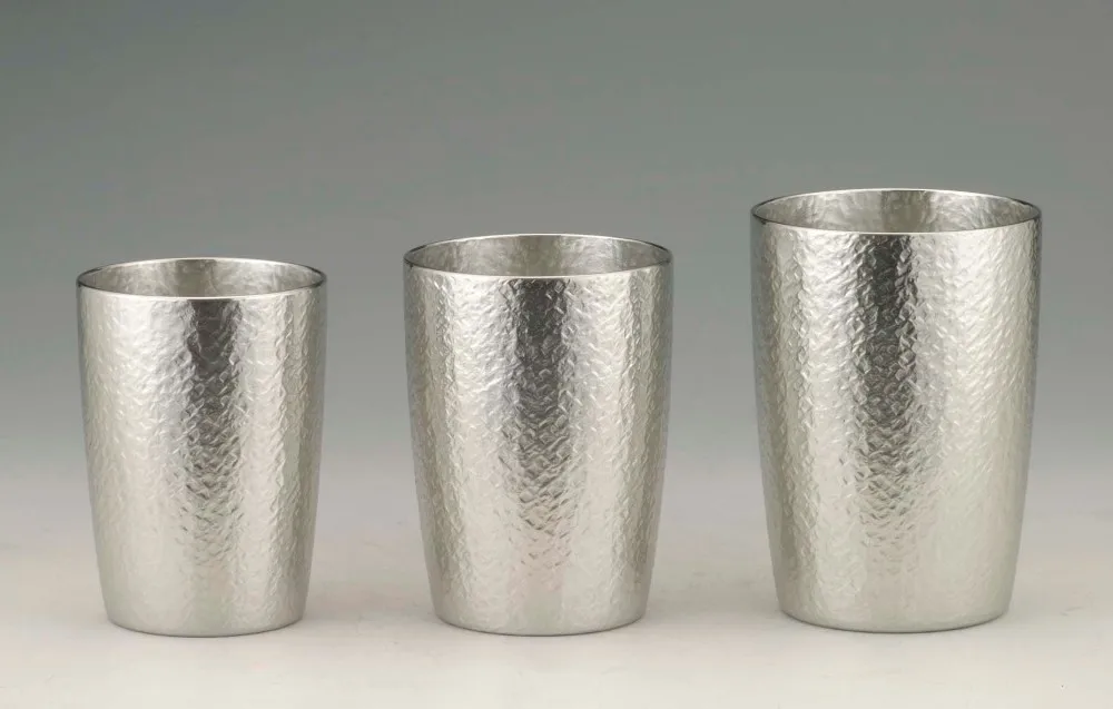 
Traditional and Hand made made by excellent skilled craftsmen Tin Tumbler for present make your drink tasty 