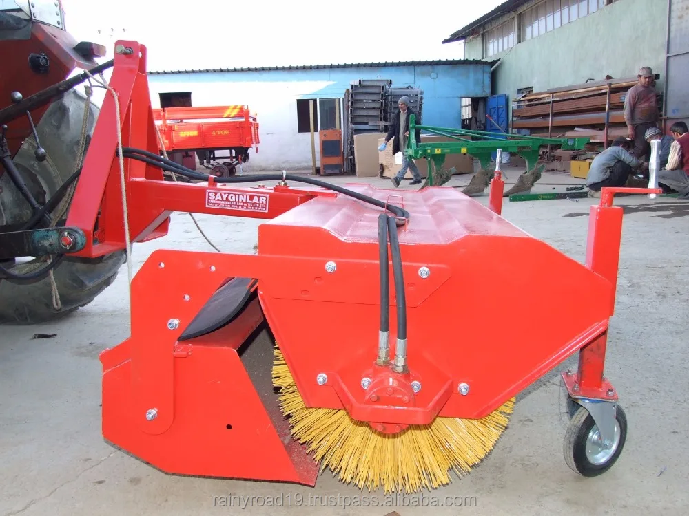 Tractor Mounted Road Sweeper with Bucket