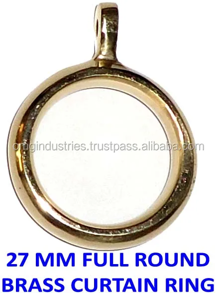 OMG Industries  Curtain Ring Solid Brass Curtain Ring Accessories metal curtain rod ring