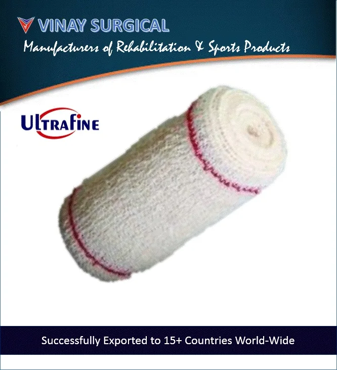 
Ready Stock Top Selling spandex Cotton Elastic Crepe Bandage 