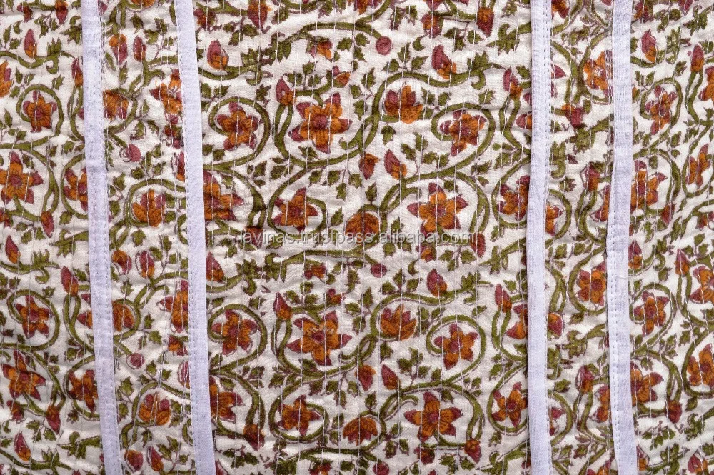 Cotton Hand Block Printed Reversible Bag Quilted Beach Large Gypsy Tote Bag Ladies Purse Wholesaler from India