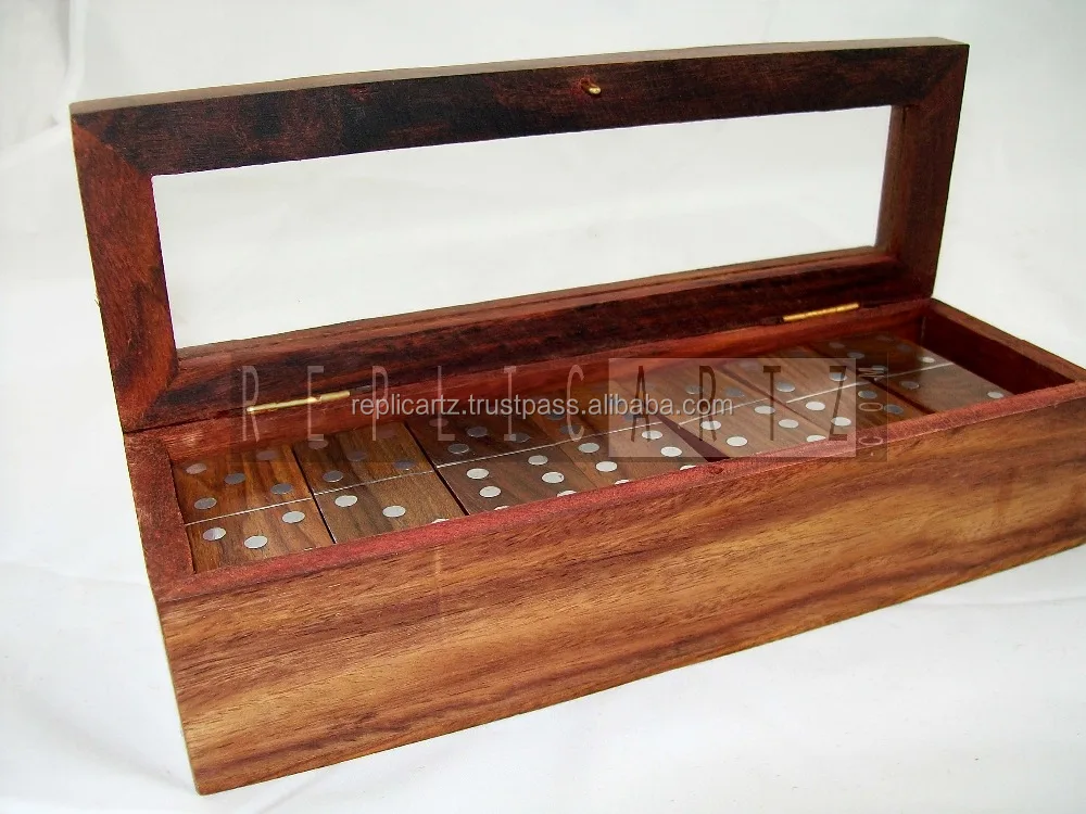 Kids dominoes set Wooden Dominoes Set for Adults for Classic Board Games