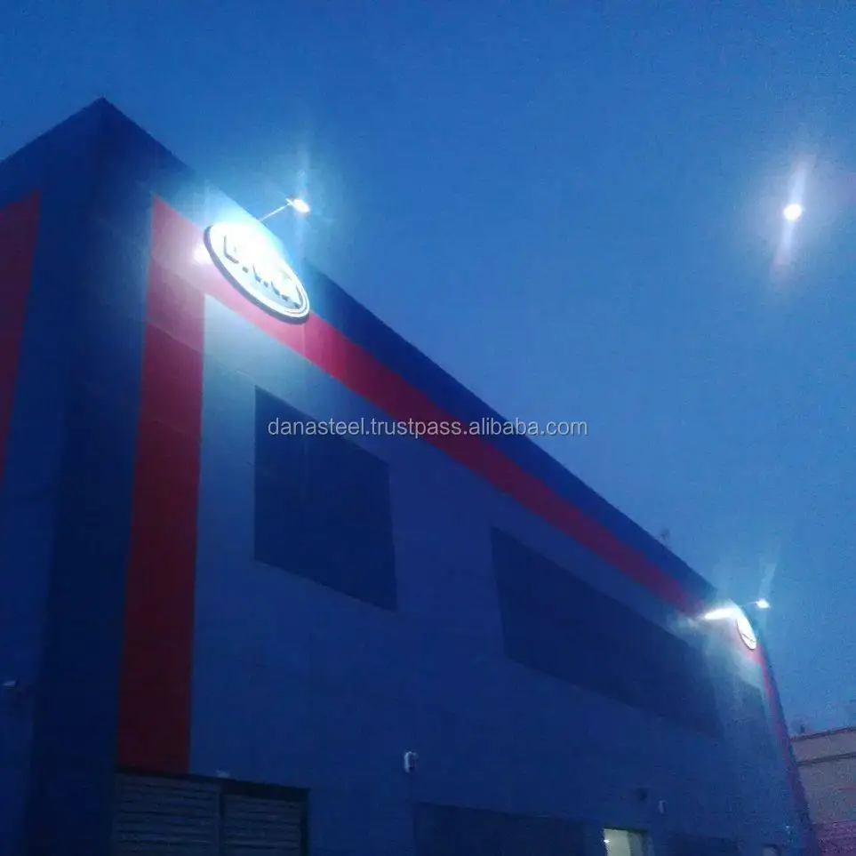 Dubai Hi rib sandwich panels for roof/wall insulation - DANA STEEL