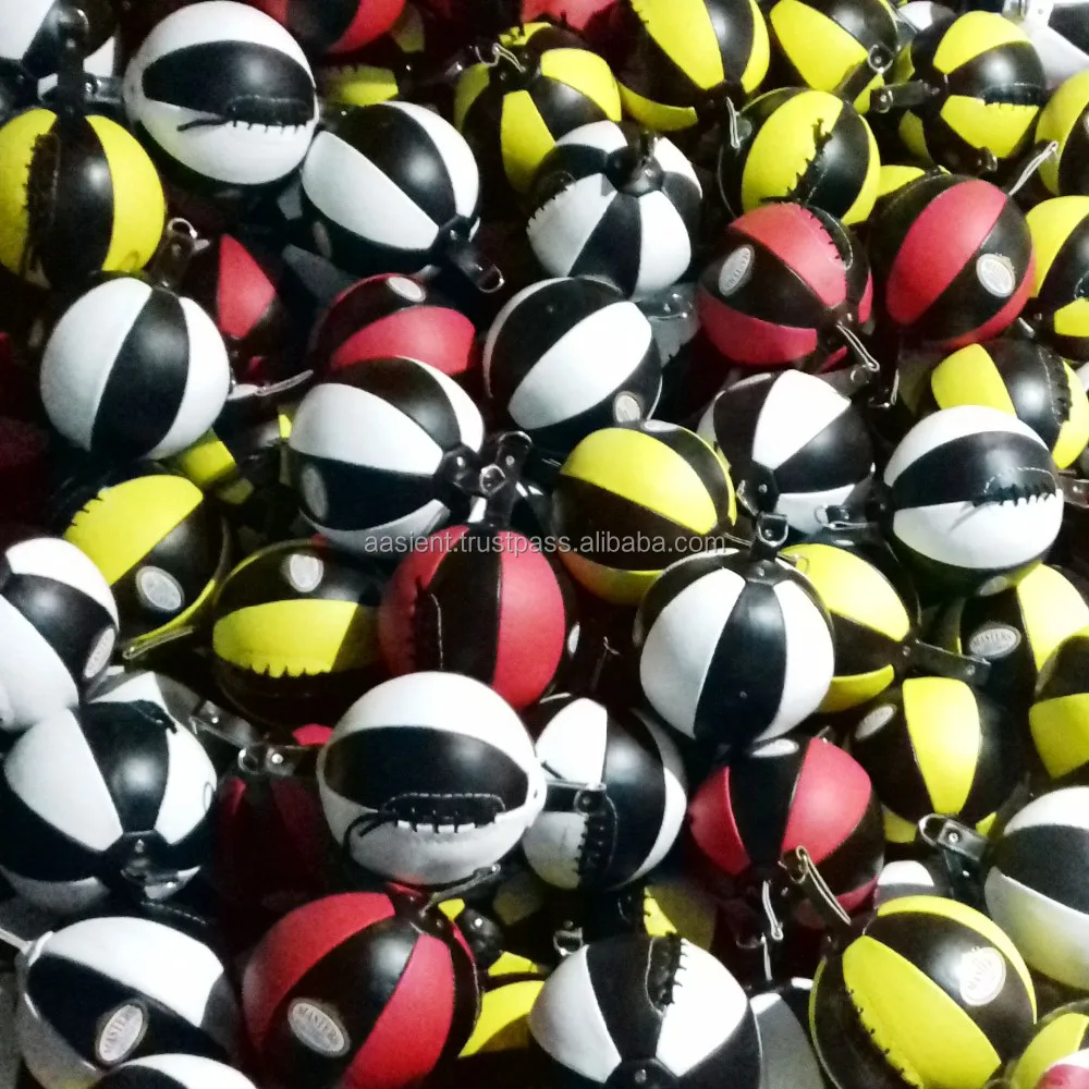 High Quality Leather Boxing Speed Bag MMA Double End Dodge Ball Punching Training