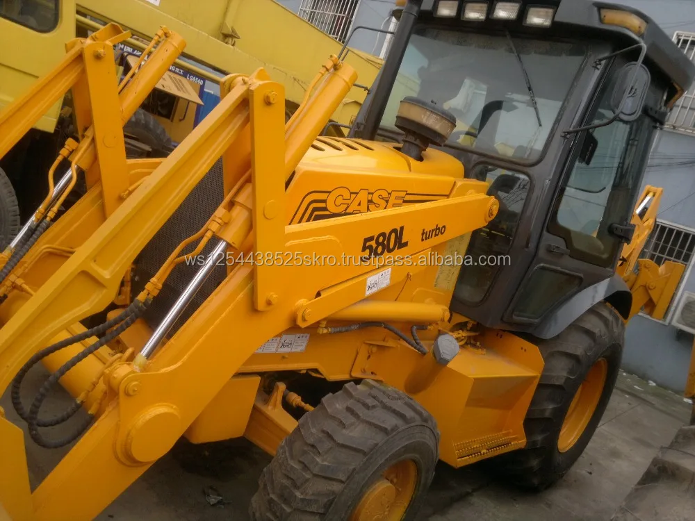 Almost New Used Case 580 Backhoe Loaders for sale/Few working hours 580Lbackhoe loaders in Shanghai China