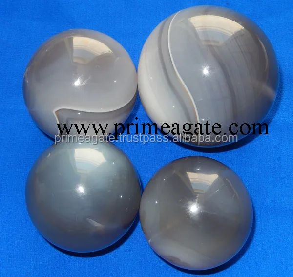 Latest High quality gemstone Banded Agate Balls | Prime Agate Exports | India