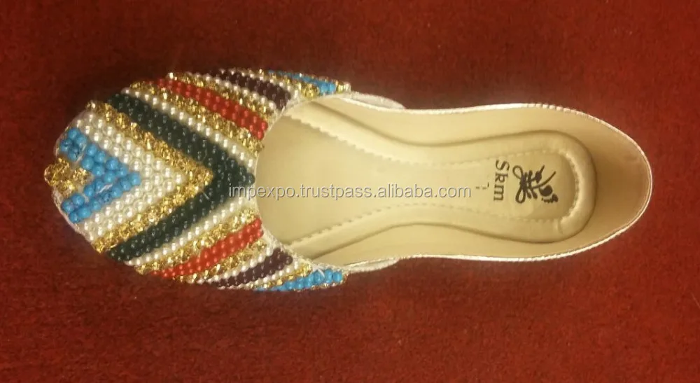 Latest Pakistani Beaded khussa Shoes / khussa / punjabi khussa