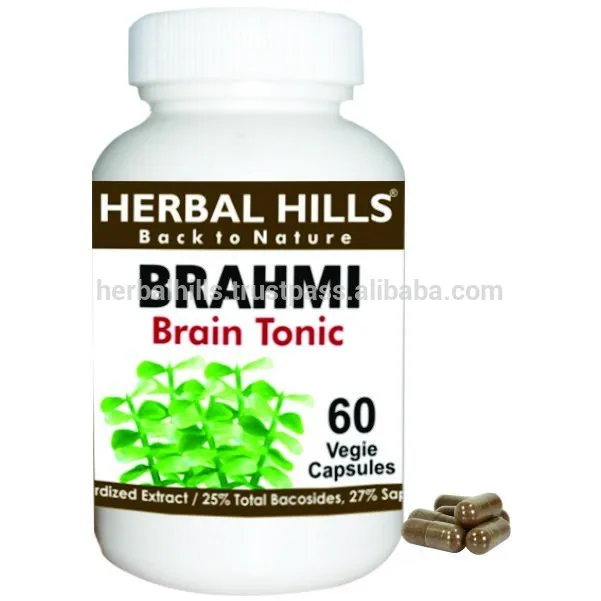 
Природный Brahmi vegie капсулы для памяти повышение 
