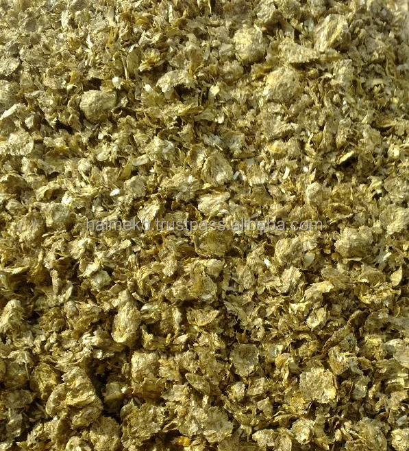 Krossad halm crushed straw pellets ideal bedding in pigs farms