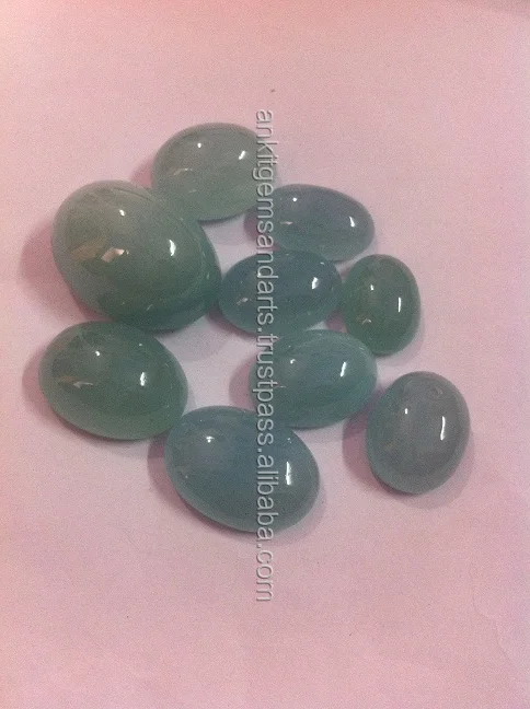 Aquamarine Gem Cabochons