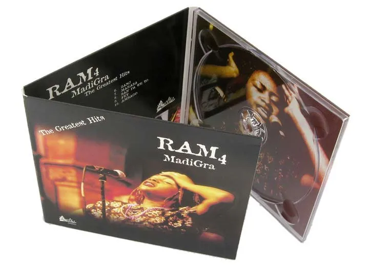  6 панель digipack с двойной ясно лоток и печатных
