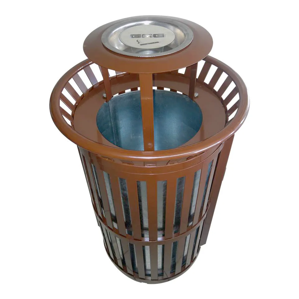 130L Metallic Waste Bin with Door and Locking System with Key GMD 130