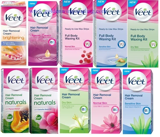 Восковые полоски Veet для сухой кожи полный набор восковых полосок