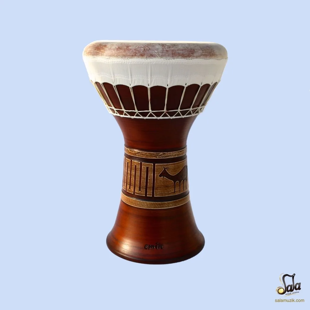 
Professional Clay Ceramic Solo Darbuka Drum By Emin Percussion Doumbek EP-004-A 