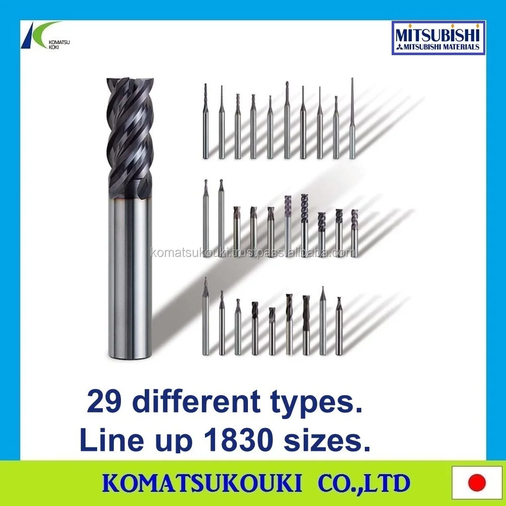 Special and tough Mitsubishi VFMHV/VFMHVRB/VF6MHV/VF6MHVRB, vibration control end mills with irregular helix flutes