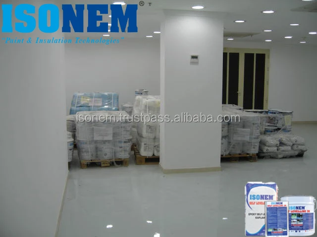 ISONEM SELF LEVELLING 3K FLOORING MATERIAL FOR CONCRETE GARAGE, WAREHOUSE, FACTORY , HOSPITALS, MANUFACTURER FROM TURKEY