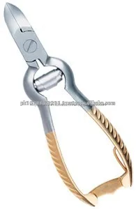 профессиональные щипцы кутикулы/ногтей резак, баррель-спринг, разработан ручка с необычные lock