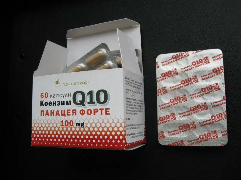 
Диетическая добавка, 60 капсул x 100 мг, коэнзим q10 