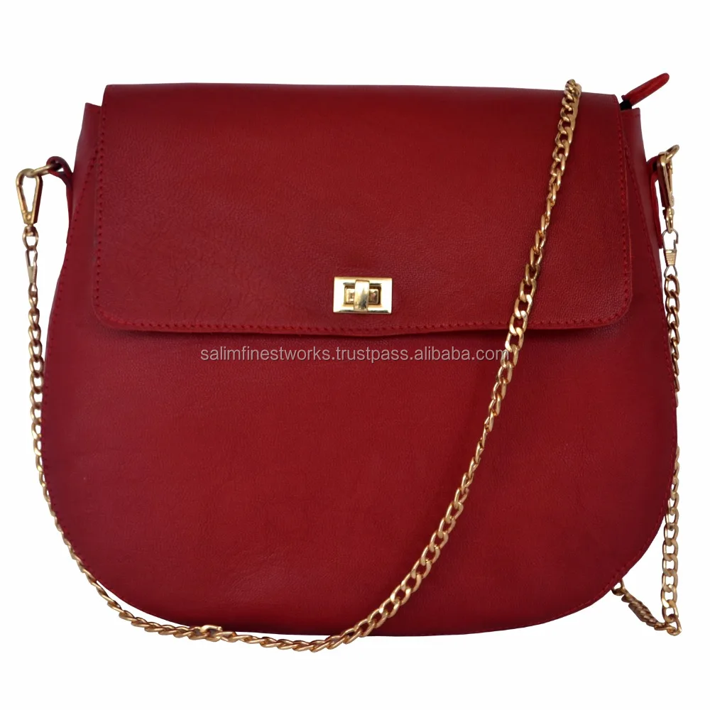 Ipad Red Color Bag Women GENUINE Leather SALIM FINEST Works IN;27243 SFW08890