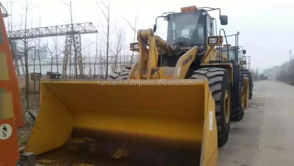 Б/у Komatsu колесный погрузчик WA500-6 WA500 для